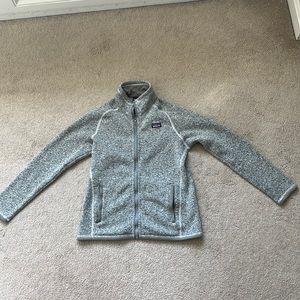 girls patagonia sweater jacket